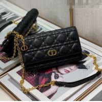 Grade Promotional Dior Caro Chain Belt Bag D08241 Black 2023