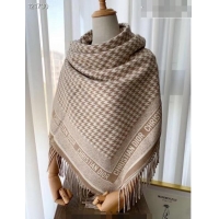 Low Cost Dior Houdtooth Shawl Scarf 140cm 1207 Apricot 2022