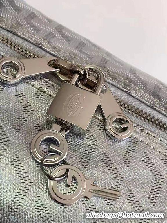 Luxury Classic Goyard Croisiere 50cm Travel Bag 8027 Silver