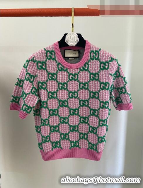 ​Buy Inexpensive Gucci Wool GG Sweater G7433 Pink 2023