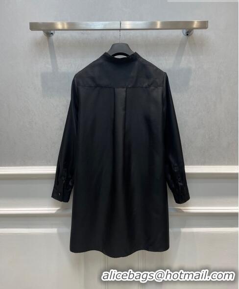 ​Buy Fashionable Dior Long Shirt D7420 Black 2023