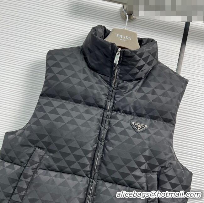 Reasonable Price Prada Down Vest P91509 Black 2023