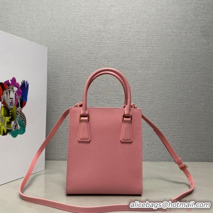 Low Price Prada Saffiano leather handbag 1BA358 Pink