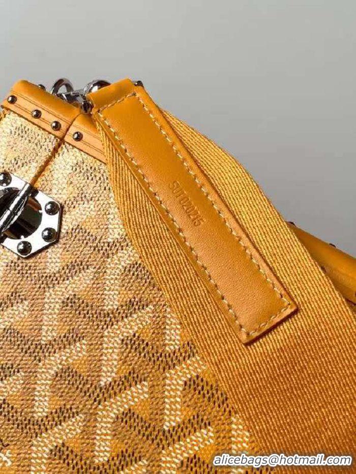 Well Crafted Goyard Cassette Trunk Bag GY8821 Yellow