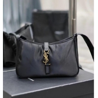 Buy Cheapest SAINT LAURENT Nylon Shoulder Bag Y988228B black