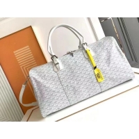 Pretty Style Goyard Croisiere 50cm Travel Bag 8027 White