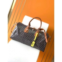 Fashionable Goyard Croisiere 45cm Travel Bag 8026 Black And Tan
