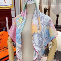 Trendy Design Hermes Silk Sqaure Scarf 90x90cm 061306 Pink 2023