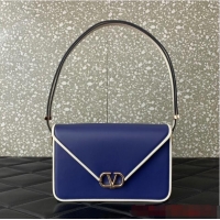 Famous Brand VALENTINO GARAVANI LETTER BAG 0M50 dark blue