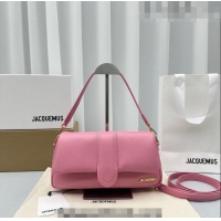 Inexpensive Jacquemus Le Bambimou Puffed Flap Bag in Soft Padded Lambskin 2084 Light Pink 2023