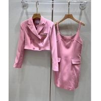 ​Unique Grade Chanel Jacket and Dress CH9909 Pink 2023