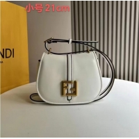 Famous Brand Fendi Cmon Mini leather bag 8BS082 White