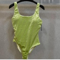Cheapest Fendi FF Velvet Swimwear 0706 Green 2023