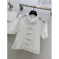 Market Sells Dior Lace Top D91312 White 2023