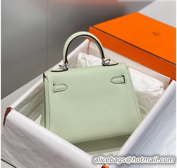 Traditional Specials Hermes Kelly Mini Bag 20cm in Togo Calfskin H20 Bubble Green 2023