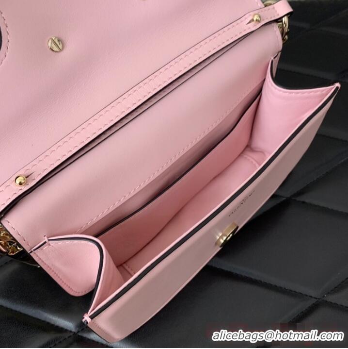 Super Quality VALENTINO GARAVANI MINI LOCO Calf leather Shoulder Bag 1W2B0K pink