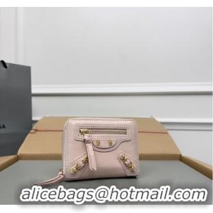 Reasonable Price Balenciaga WOMENS LE CAGOLE MINI WALLET 71523 Pink