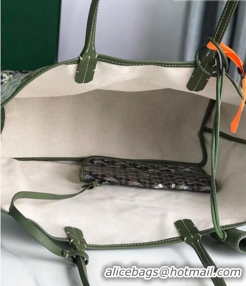 Super Quality Goyard Saint Louis Tote Bag Canopee in Forest PM 020184 Green