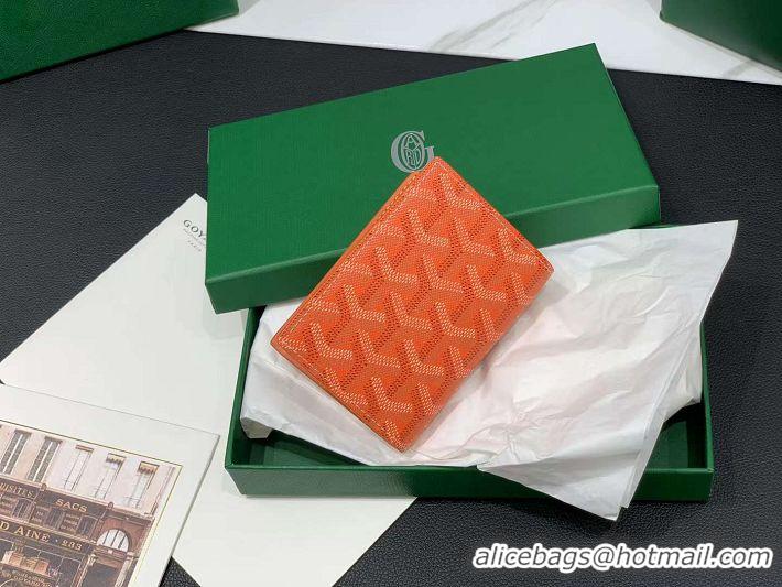 Luxurious Fashion Goyard Saint-Marc Card Holders Wallet 8035 Orange 2023