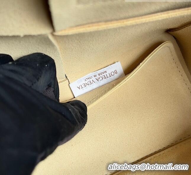 Top Quality Bottega Veneta Mini Arco Tote Bag in Grained Leather 709337 Yellow 2023
