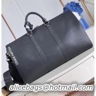 Super Quality Louis Vuitton Keepall Bandouliere 50 M23721 Black