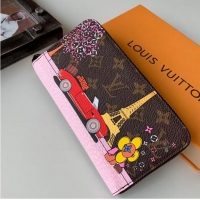 Well Crafted Louis Vuitton Monogram Canvas Zippy Color Pring Wallet M60017