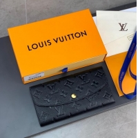 Buy Cheap Louis Vuitton Monogram Empreinte Emilie Wallet M62369 Black