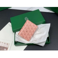 Grade Quality Goyard Saint-Marc Card Holders Wallet 8035 Powder Pink 2023