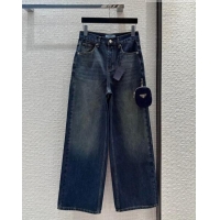 ​Grade Quality Prada Denim Jeans P92720 Blue 2023