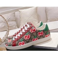 Charming Gucci Ace GG Canvas Sneakers APPLES 012096