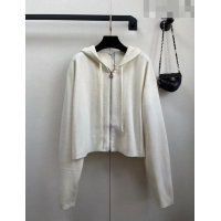 Trendy Design Loewe Wool Cardigan L82507 White 2023