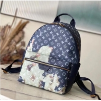 Top Quality Louis Vuitton Discovery Backpack M46806 Blue