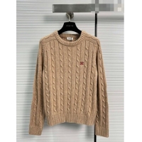 ​Super Quality Celine Cashmere & Wool Sweater C102115 Brown 2023