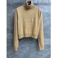 ​Top Grade Prada Wool Sweater P102314 Brown 2023