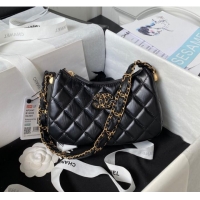 Best Price Chanel SMALL HOBO HANDBAG AP3647 Black