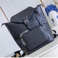 Super Quality Louis Vuitton Montsouris Backpack M23099 BLACK