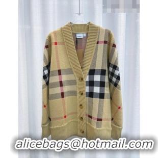 Trendy Design Burberry Wool Cardigan B102650 Brown 2023