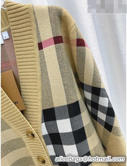 Trendy Design Burberry Wool Cardigan B102650 Brown 2023