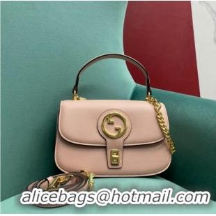 Top Grade GUCCI BLONDIE SMALL TOP HANDLE BAG 735101 Pink