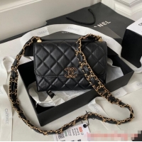 Promotional Chanel SMALL FLAP BAG AS3572 Black