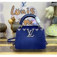 Good Taste Louis Vuitton Capucines Mini M23246 Blue