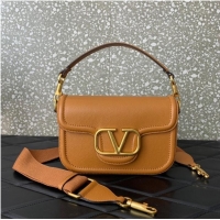 Traditional Specials VALENTINO Loco calfskin leather bag B0M98 Apricot