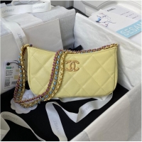 Top Quality Chanel SMALL HOBO BAG AS4597 YELLOW
