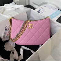 Grade Design Chanel SMALL HOBO BAG AS4612 PINK