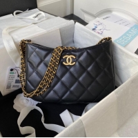 Good Product Chanel SMALL HOBO BAG AS4612 BLACK