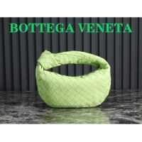 Good Product Bottega Veneta Mini Jodie Hobo Bag in Intrecciato Lambskin 651876 Fennel Green 2023