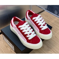 Hot Style Dior B33 Low-top Sneakers in Fabric and Suede Light Pink/Red 103092