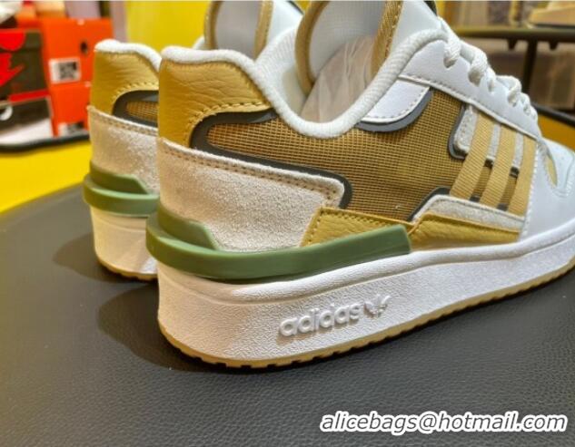 Grade Quality Adidas Originals Forum Low Top Sneakers White/Brown 419004