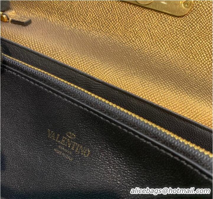Most Popular VALENTINO grain calfskin leather bag 0681 Gold