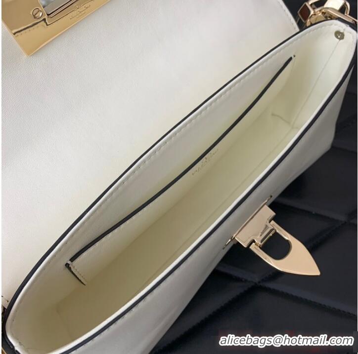 Top Quality VALENTINO Rockstud 23 smooth calfskin bag 0M77Q White